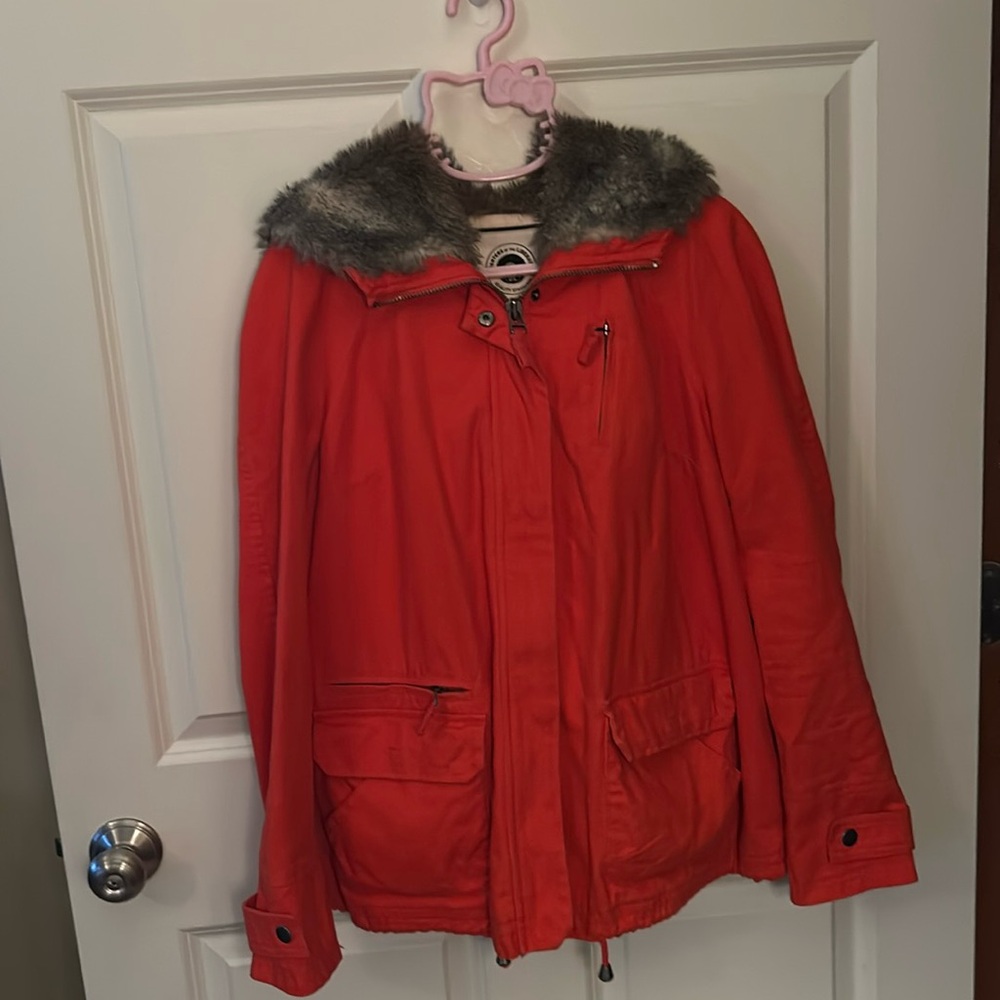 Daughters of the Liberation Quality Standards, fur lined hooded jacket. Size S.